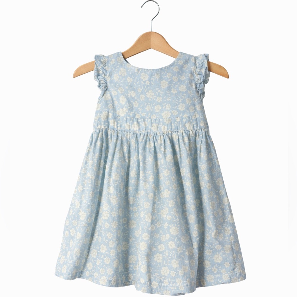 American Living Floral Blue Kids Dress. Great Condition 18 Months Cottagecore